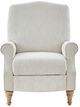 Olliix by Madison Park Ivory Athena Push Back Recliner-0