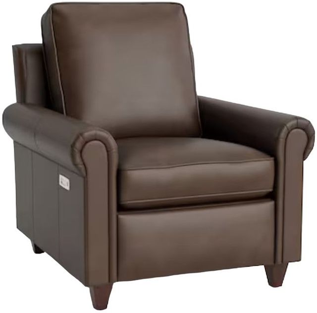 Bassett® Furniture Customizable BenchMade Power Reclining Panel Arm Chair-0