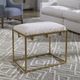 Uttermost® Paradox Gold/White Small Bench-1