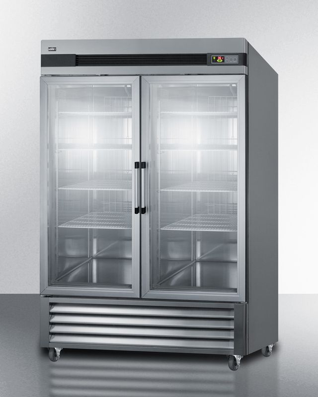 Summit® Commercial 49.0 Cu. Ft. Stainless Steel Frame Reach-In Refrigerator-1