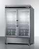 Summit® Commercial 49.0 Cu. Ft. Stainless Steel Frame Reach-In Refrigerator-1