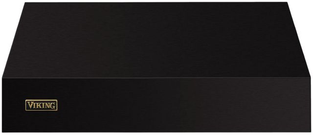 Viking 5 Series 30"W x 12"H Onyx Wall Mounted Range Hood with Brushed Brass Trim-0