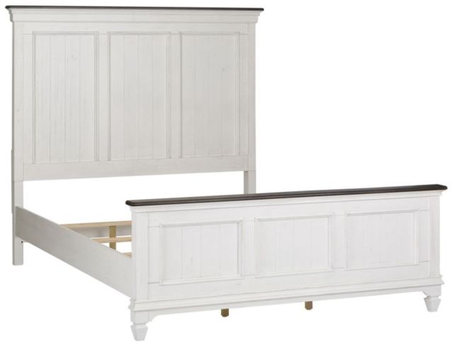 Liberty Furniture Allyson Park Wirebrushed White California King Panel Bed-0