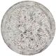 Bassett Mirror Medallion Wooden White Wall Art-0