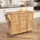 homestyles® General Line Natural Kitchen Cart-3