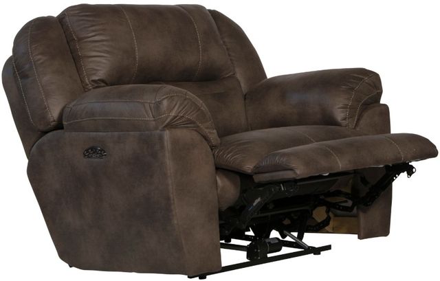 Catnapper® Ferrington Dusk Power Lay Flat Recliner with Power Headrest-1