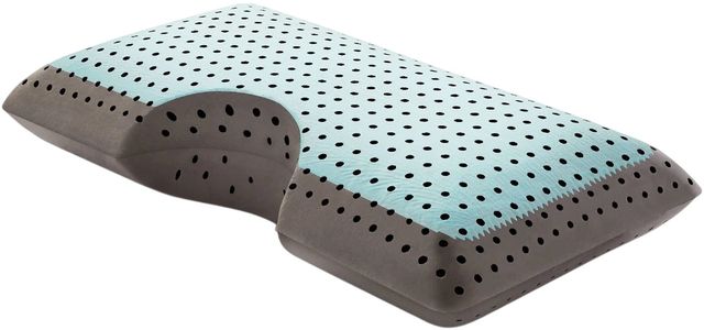 Malouf® Z® Shoulder CarbonCool™ LT + OmniPhase™ Queen Bed Pillow-2