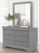 Furniture of America® Louis Philippe 4-Piece Gray Queen Bedroom Set-4