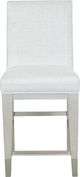 Magnussen Home® Lenox 2-Piece Acacia White/Sand Counter Chair Set with Upholstered Seat and Back-1