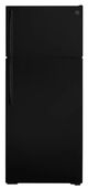 GE® 28" 17.5 Cu. Ft. ENERGY STAR® Black Top Freezer Refrigerator-0