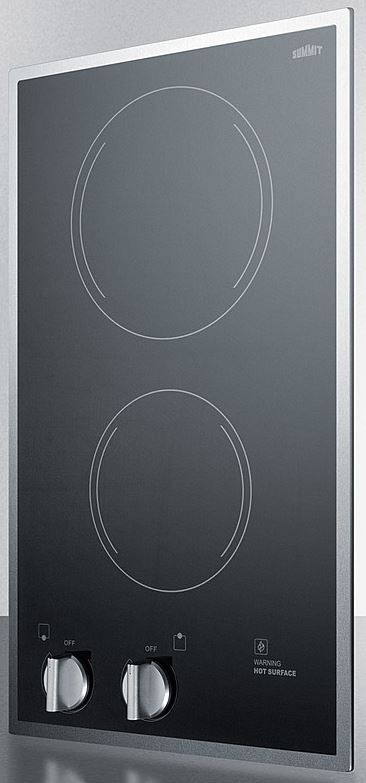 Summit® 12" Black Glass Radiant Cooktop-1