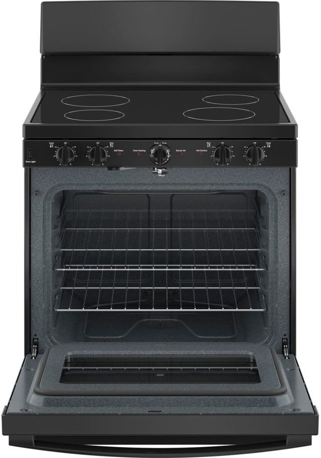 GE® 30" Black Freestanding Electric Range-2