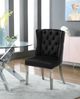 Meridian Furniture Suri Black Velvet Dining Chair-4
