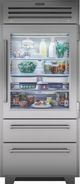 Sub-Zero PRO 36 in. 22.7 Cu. Ft. Stainless Steel High Altitude Built In Bottom Freezer Refrigerator-0