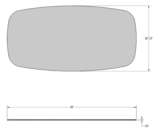 Amisco Customizable Lucarelli Dining Table-4