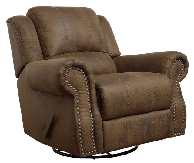 Coaster® Sir Rawlinson Buckskin Brown Swivel Rocker Recliner-0