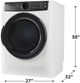 Electrolux Perfect Steam™ 8 Cu. Ft. Matte White Front Load Electric Dryer with Balanced Dry™-4