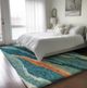 Dalyn™ Rug Company Lorenzo LN4 Teal 5'x8' Area Rug-1