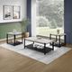 New Classic® Home Furnishings Linea 3-Piece Black/Light Gray Occasional Table Set-1