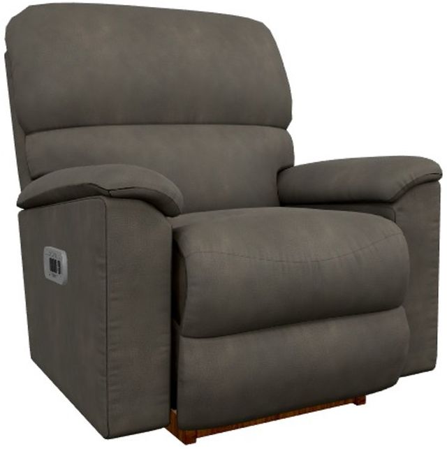La-Z-Boy® Brooks Slate Power Rocking Recliner with Headrest and Lumbar-0