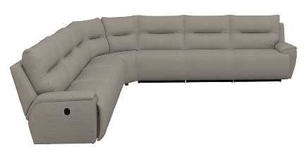 La-Z-Boy® Palmer Pebble Reclining Sectional with Custom Layout Options-1