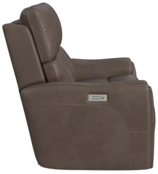Flexsteel® Carter Cappuccino Power Reclining Loveseat with Power Headrests and Lumbar-3