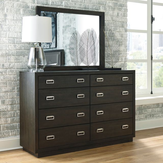Signature Design by Ashley® Hyndell Dark Brown Bedroom Mirror-2