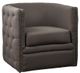 Olliix by Madison Park Capstone Taupe Swivel Chair-1