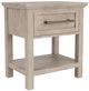 Riverside Furniture Bennett Frosted Gray Nightstand-0