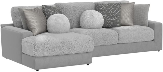 Jackson Furniture Canyon 2-Piece Gray/Platinum/Zinc Left-Arm Facing Sectional-0