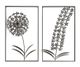 Olliix by Madison Park Metal Garden 2 Piece Metal and Gold Botanical Metal Wall Decor Set-1