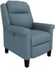 Best® Home Furnishings Customizable Prima Leather Power High Leg Recliner with Espresso Legs-0
