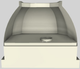 Vent-A-Hood® Designer Series 36" Biscuit Wall Mounted Range Hood-4