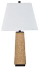 Crestview Collection Finn Brown/White Modern Obelisk Table Lamp-0