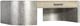 Hooker® Furniture Melange Silverfrost Light Wood Cocktail Table with Silver Base-0