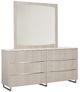 Michael Amini® Marin Greige Dresser and Mirror-0