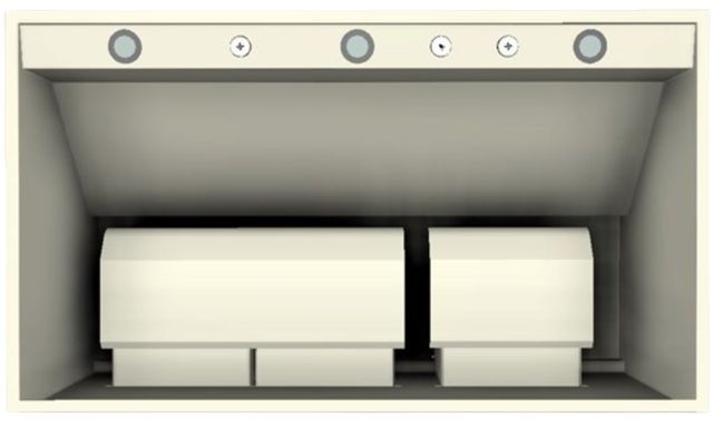 Vent-A-Hood® Premier Magic Lung® 54" Biscuit Wall Mounted Range Hood-1