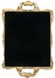 A & B Home Gold Tray with Mirror-3