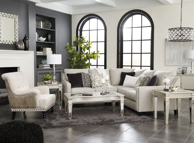 Signature Design by Ashley® Hallenberg 2-Piece Fog Right-Arm Facing Sectional-3