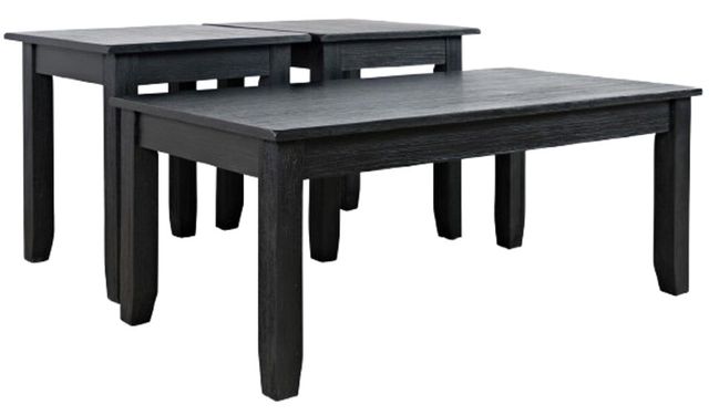Jofran Inc. Eros 3-Piece Black Occasional Table Set-0