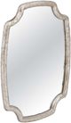 Bassett Mirror Wishing Stone Antique Silver Leaf Wall Mirror-1