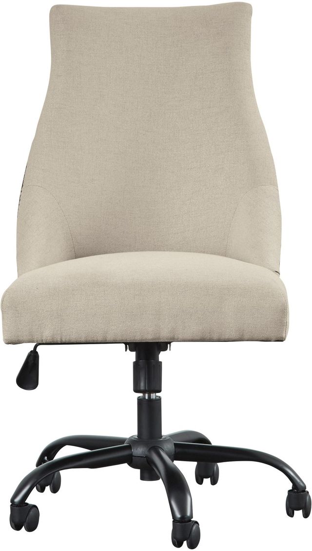 Signature Design by Ashley® Office Chair Program Linen Swivel Desk Chair-1