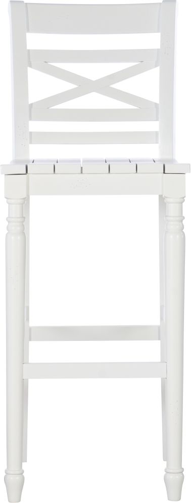Powell® Sullivan White Bar Stool-1
