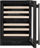 Kitchenaid® 24" Black Ore Built-In Wine Cooler With Full-Extension Wood-Front Racks-2
