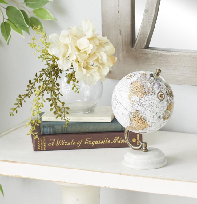 Deco Marche White 8" Globe-3