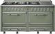Viking® Tuscany 66" Eucalyptus Pro Style Dual Fuel Range with 2 Induction-0