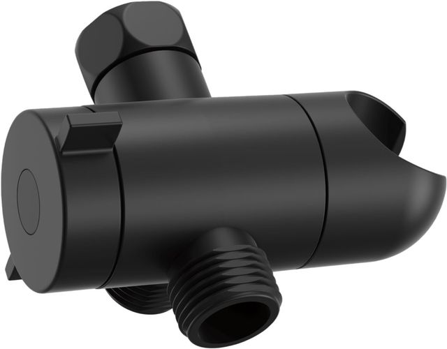 Delta Universal Showering Components Matte Black 3-Way Shower Arm Diverter with Hand Shower Mount-0