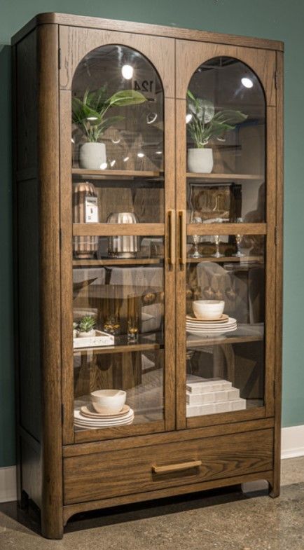 Signature Design by Ashley® Darimore Burnished Brown Display Cabinet-1