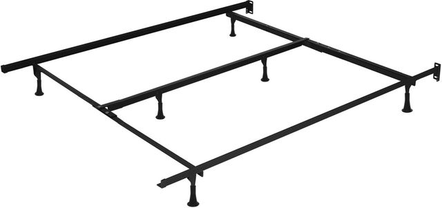 Beaudoin Black Traditional Full Bed Frame