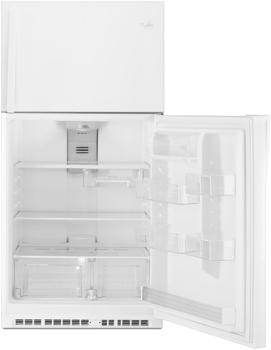 Whirlpool 33 in. 21.3 Cu. Ft. White Top Freezer Refrigerator - Thumbnail 3